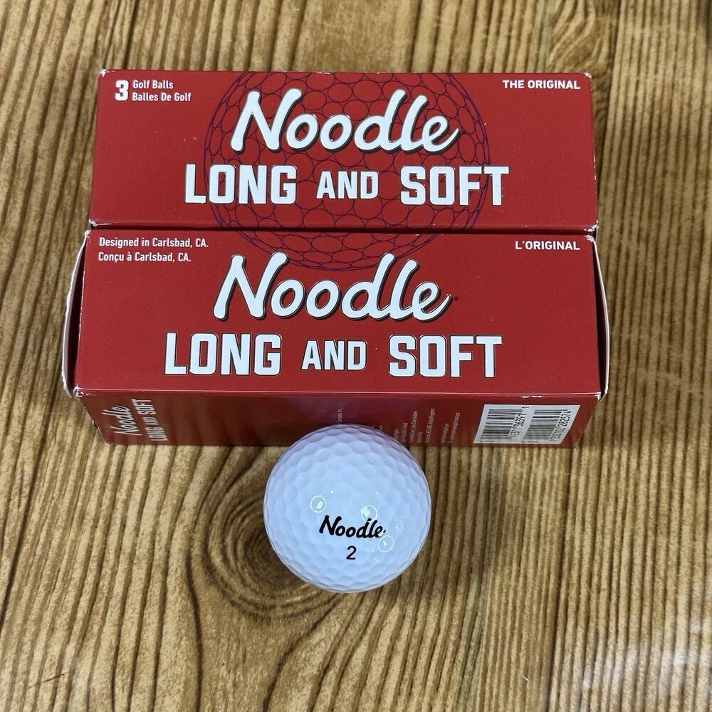 Noodle Long and Soft Golf Balls (3 Pack) Lot Of 2